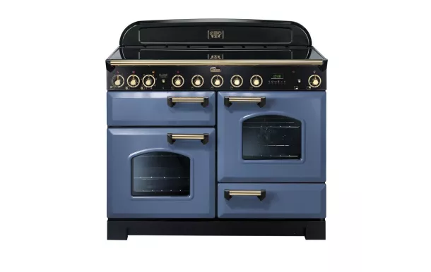 Cuisinière FALCON Classic Deluxe 110 Induction roche bleue/Laiton - CDL110EISB/BEU