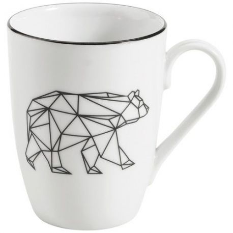 TABLE ET COOK Mug déjeuner 31 cl Ours - Origami