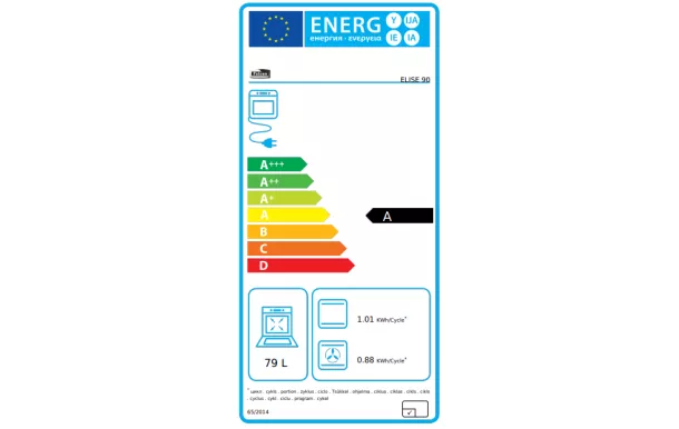 FALCON Piano de cuisson 90 cm ELISE induction bleu - ELS90EISB/-EU