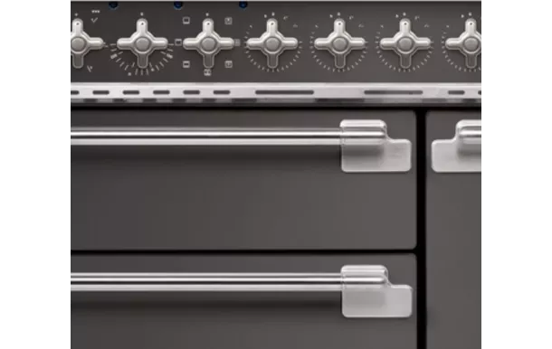 FALCON Piano de cuisson 90 cm ELISE mixte gris ardoise- ELS90DFSL/-EU