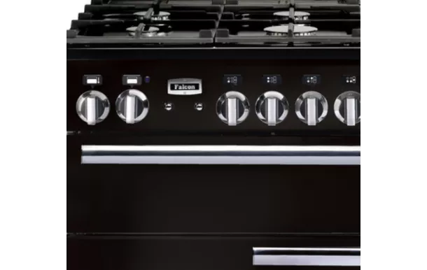 Cuisinière FALCON Professional+ 100 Mixte Noir - PROP100DFGB/C