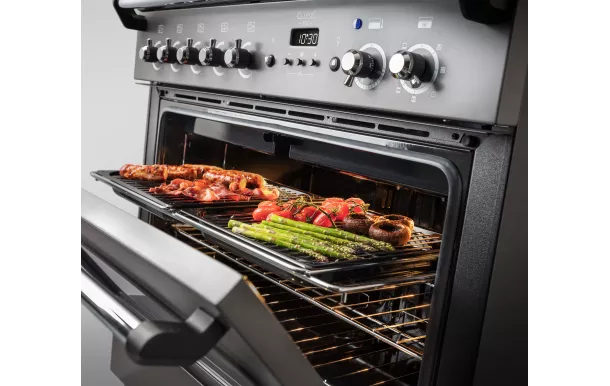 FALCON Piano de cuisson 90 cm CLASSIC FX maxi four Noir - CLAS90FXDFBL/-B