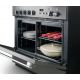 Cuisinière FALCON Professional+ FXP 90 Mixte Noir Brillant/Chrome - PROP90FXPDFGB/C