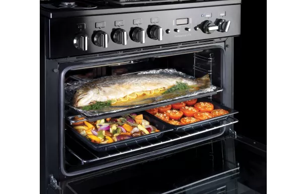 Cuisinière FALCON Professional+ FXP 90 mixte rouge airelle - PROP90FXPDFCY/C