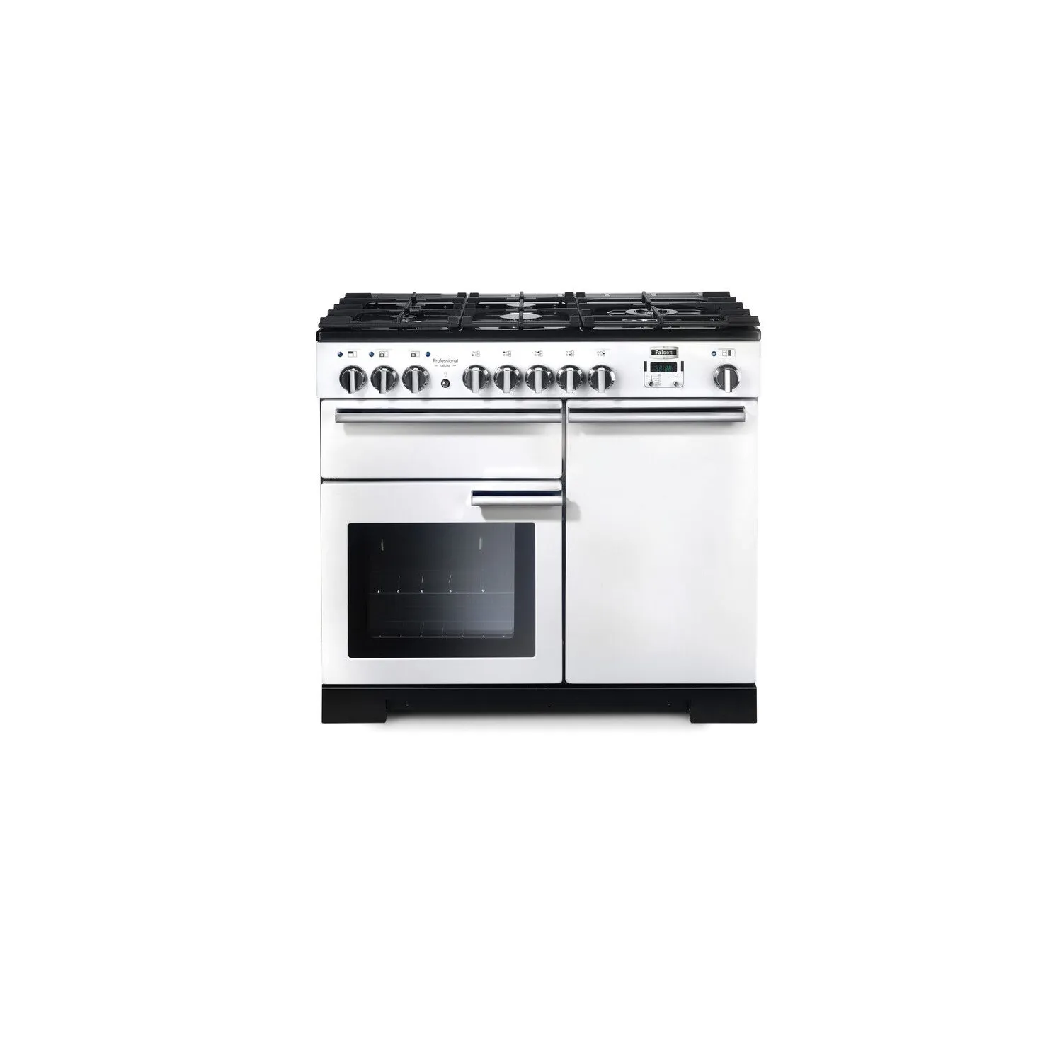 Cuisinière FALCON Professional + 100 Deluxe Mixte Chrome PDL100DFWHC