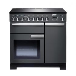 Cuisinière FALCON Professional Deluxe 90 induction Ardoise/Chrome - PDL90EISL/C