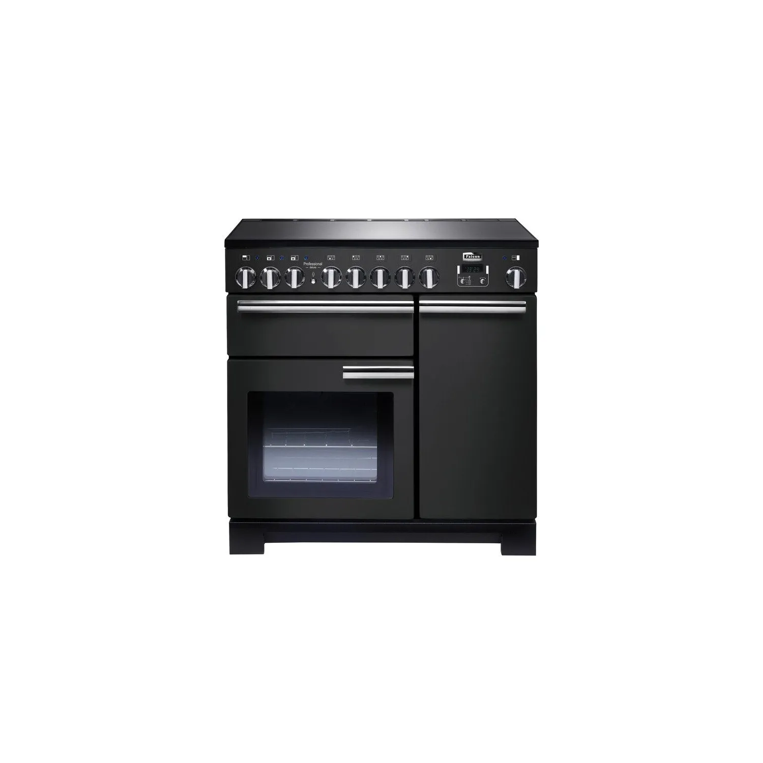 Cuisinière FALCON Professional Deluxe 90 Induction SatinéChrome PDL90EICBC