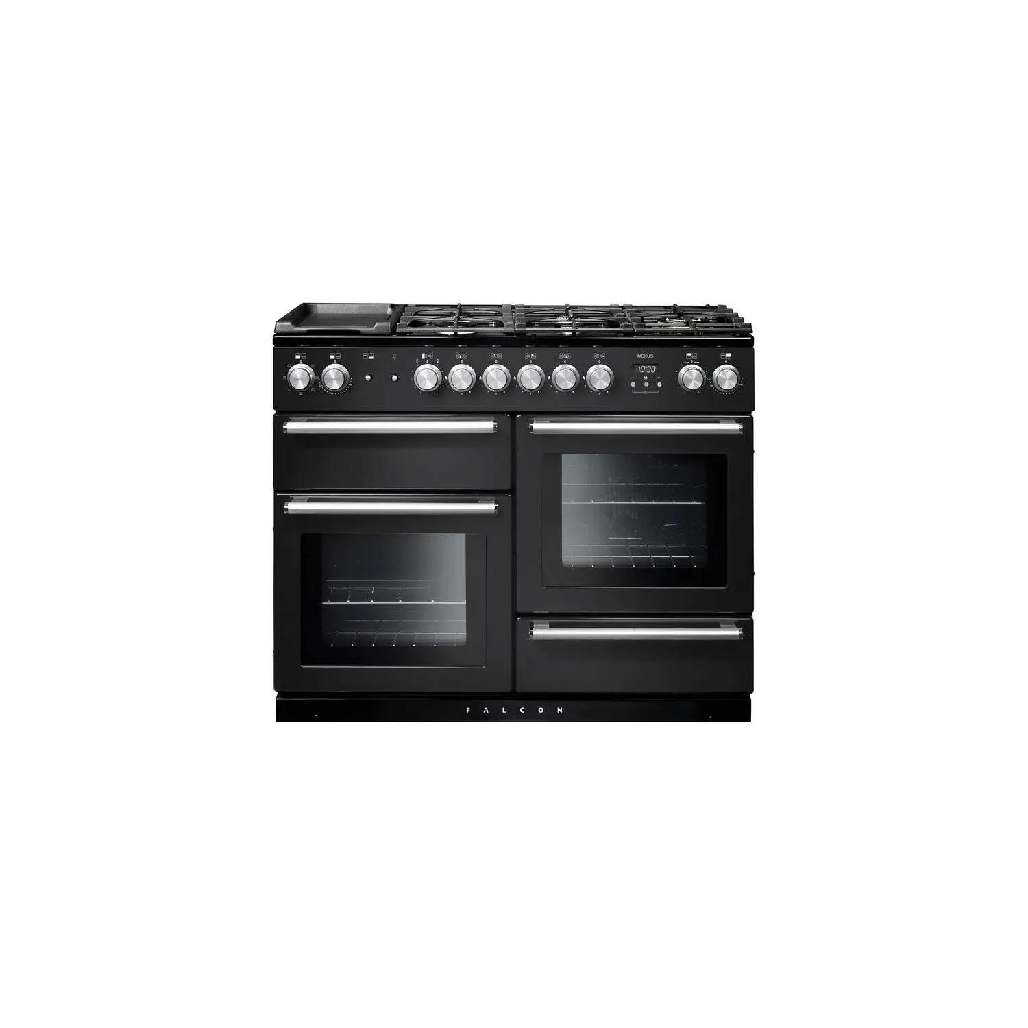 Cuisinière FALCON NEXUS 110 Mixte SatinéChrome NEX110DFCBC