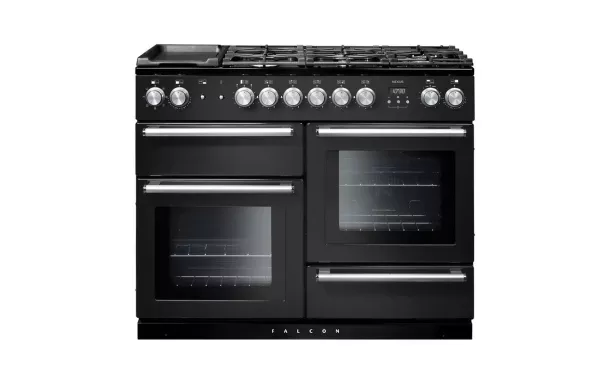 Cuisinière FALCON NEXUS 110 Mixte Charbon Mat Satiné/Chrome - NEX110DFCB/C