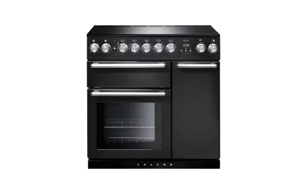 Cuisinière FALCON NEXUS 90 Induction Charbon Mat Satiné/Chrome - NEX90EICB/C