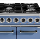 Cuisinière FALCON Semi Pro DELUXE 900 Mixte Bleu de chine/Nickel Brossé - F900DXDFCA/NM-EU