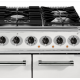 Cuisinière FALCON Semi Pro DELUXE 900 Mixte Blanc/Nickel Brossé - F900DXDFWH/NM-EU