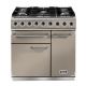 Cuisinière FALCON Semi Pro DELUXE 900 Mixte Fauve/Nickel Brossé - F900DXDFFN/NM-EU