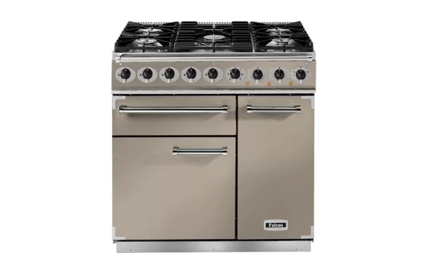 Cuisinière FALCON Semi Pro DELUXE 900 Mixte Fauve/Nickel Brossé - F900DXDFFN/NM-EU