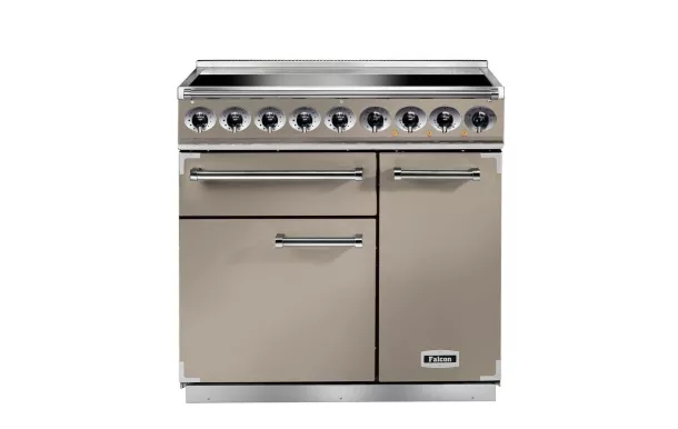 Cuisinière FALCON Semi Pro DELUXE 900 Induction Fauve/Nickel brossé - F900DXEIFN/N-EU
