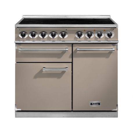 Cuisinière FALCON Semi Pro DELUXE 1000 Induction Fauve/Nickel brossé - F1000DXEIFN/N-EU