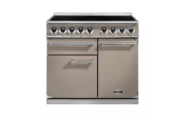 Cuisinière FALCON Semi Pro DELUXE 1000 Induction Fauve/Nickel brossé - F1000DXEIFN/N-EU