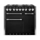 Cuisinière FALCON MERCURY 1000 Mixte Noir Brillant /Inox poli- MCY1000DFGB/-EU