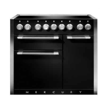 Cuisinière FALCON MERCURY 1000 Induction Noir Brillant/Inox Poli- MCY1000EIGB/-EU