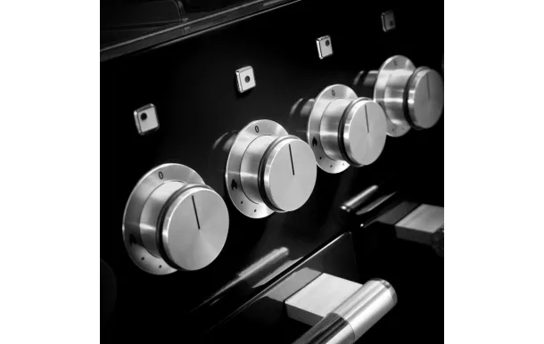 Cuisinière FALCON MERCURY 1000 Induction Noir Mat/Inox Poli- MCY1000EIMB/-EU