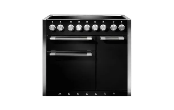 Cuisinière FALCON MERCURY 1000 Induction Noir Mat/Inox Poli- MCY1000EIMB/-EU