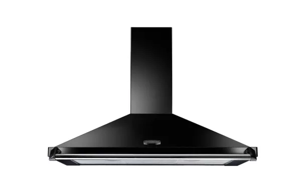 hotte decorative Hotte FALCON Classic 90 Noir/Chrome - FALHDC90BC/-EU  murale noire inox pas cher