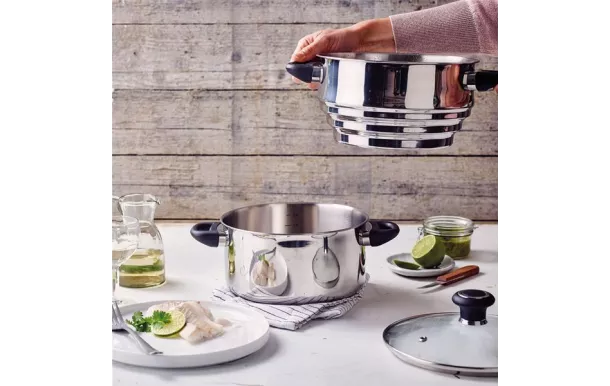 BEKA Passoire vapeur multi-diamètre 16/20 cm - Polo