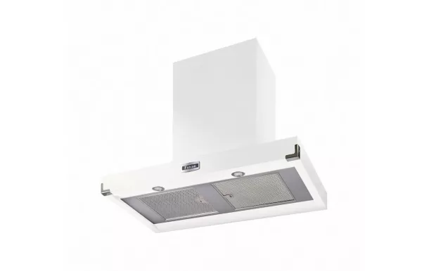 Hotte FALCON CONTEMPORAINE 1090 BLANC/NICKEL BROSSE - FHDCT1090WH/N