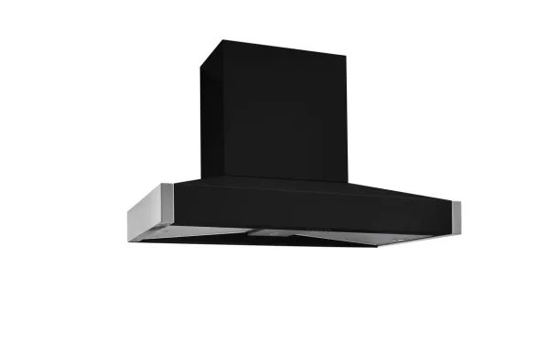 Hotte MERCURY PC VISERE TRAPEZE 100 cm NOIR MAT - MHDPC1000MB/-EU