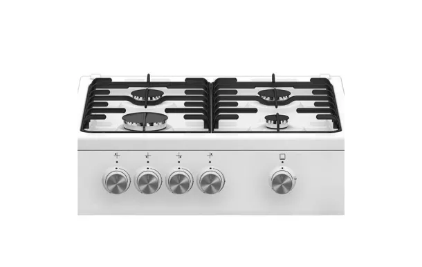 BEKO Cuisinière 50 cm gaz 4 foyers - FSG52000DWC