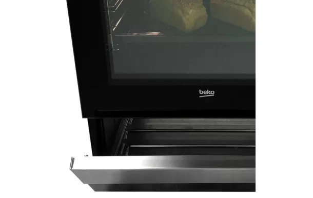 BEKO Cuisinière 50 cm gaz 4 foyers - FSG52000DWC