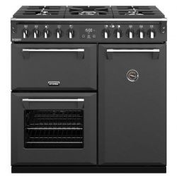 Piano de cuisson STOVES RICHMOND DELUXE 90 Mixte Gris Anthracite - PRICHDX90DFAGR