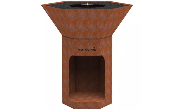 BARBECOOK Barbecue à bois / BRASERO Acier Corten - Nestor avis moins cher