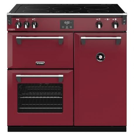 Piano de cuisson STOVES RICHMOND DELUXE 90 Induction Rouge -PRICHDX90EICRE