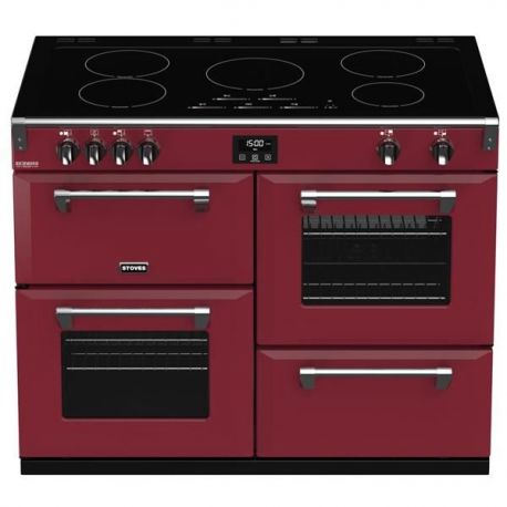 Piano de cuisson STOVES RICHMOND DELUXE Induction 110 ROUGE - PRICHDX110EICRE