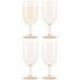 BODUM Lot 4 verres à vin 23 cl Rose Transparent - Oktett