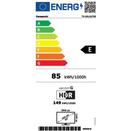 PANASONIC Téléviseur  PANASONIC - TX65LX670E