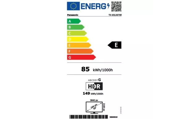 PANASONIC Téléviseur  PANASONIC - TX65LX670E