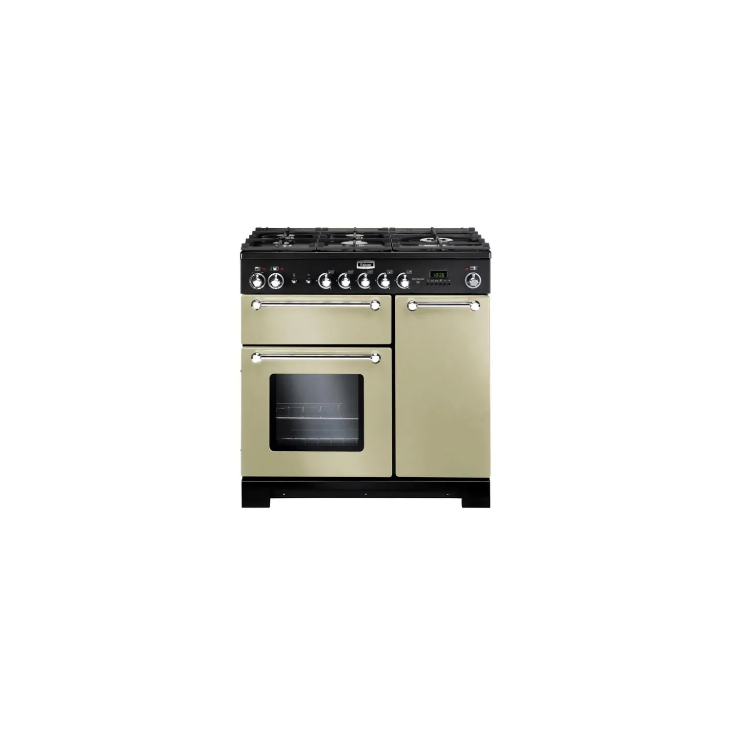 FALCON piano de cuisson kitchener 90 cm mixte crème KCH90DFCRC EU