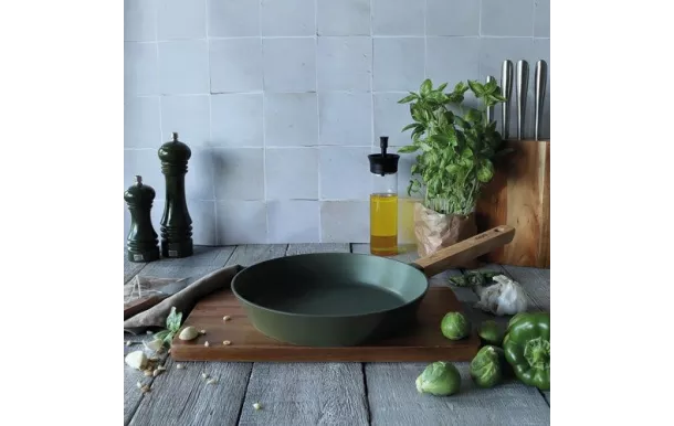 OGOLIVING Poêle Kaki - Ector 28 CM