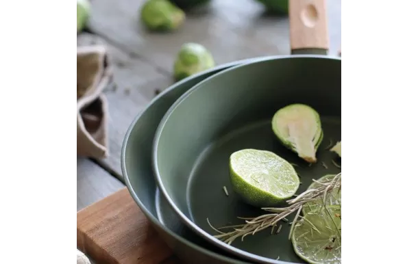 OGOLIVING Poêle Kaki - Ector 28 CM