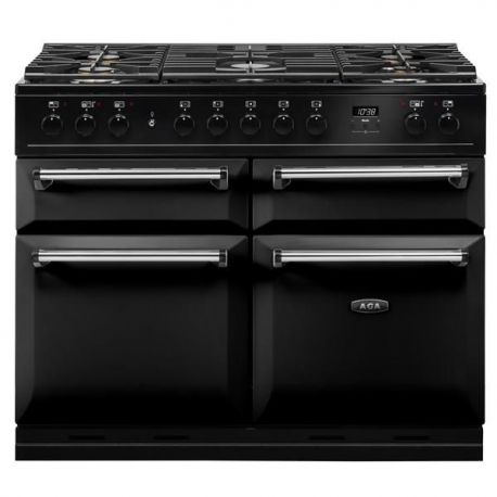 Piano de cuisson AGA MASTERCHEF DELUXE 110 Mixte Noir -  MDX110DFBLK-EU