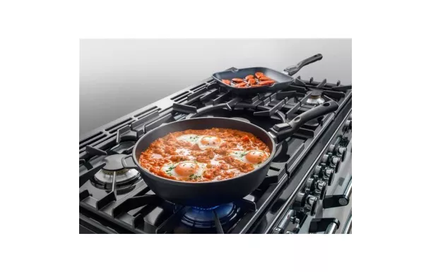 Piano de cuisson AGA MASTERCHEF DELUXE 110 Mixte Noir -  MDX110DFBLK-EU