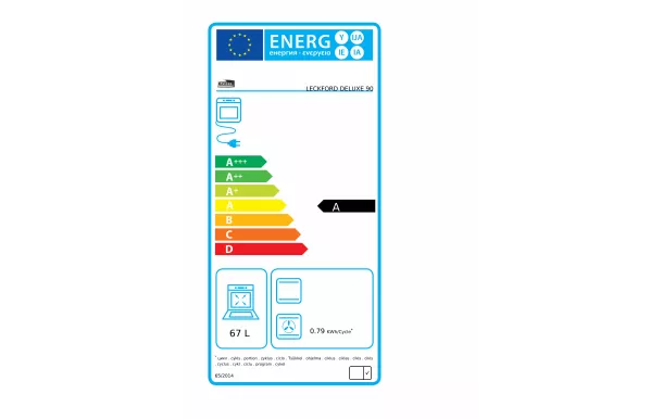 FALCON - Piano de cuisson LECKFORD DELUXE 90 Mixte Noir/Chrome - LKD90DFBL/C-EU
