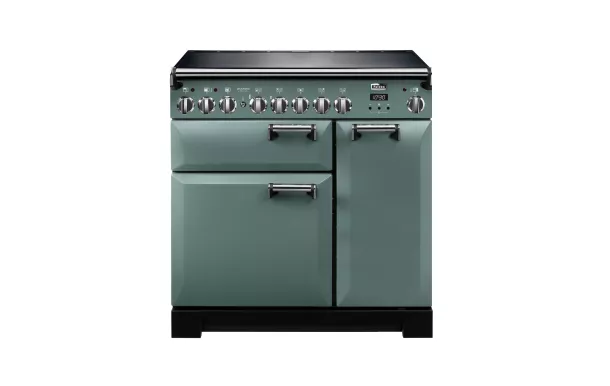 FALCON - Piano de cuisson LECKFORD DELUXE 90 Mixte Noir/Chrome - LKD90DFBL/C-EU
