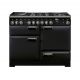 FALCON - Piano de cuisson LECKFORD DELUXE 90 Mixte Noir/Chrome - LKD90DFBL/C-EU