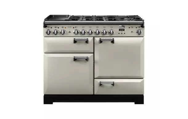 FALCON - Piano de cuisson LECKFORD DELUXE 90 Mixte Noir/Chrome - LKD90DFBL/C-EU