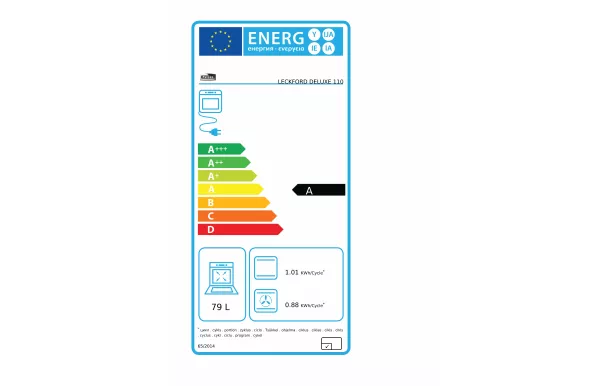 FALCON - Piano de cuisson LECKFORD DELUXE 90 Mixte Noir/Chrome - LKD90DFBL/C-EU
