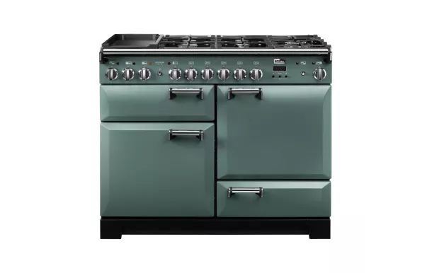 FALCON - Piano de cuisson LECKFORD DELUXE 90 Mixte Noir/Chrome - LKD90DFBL/C-EU