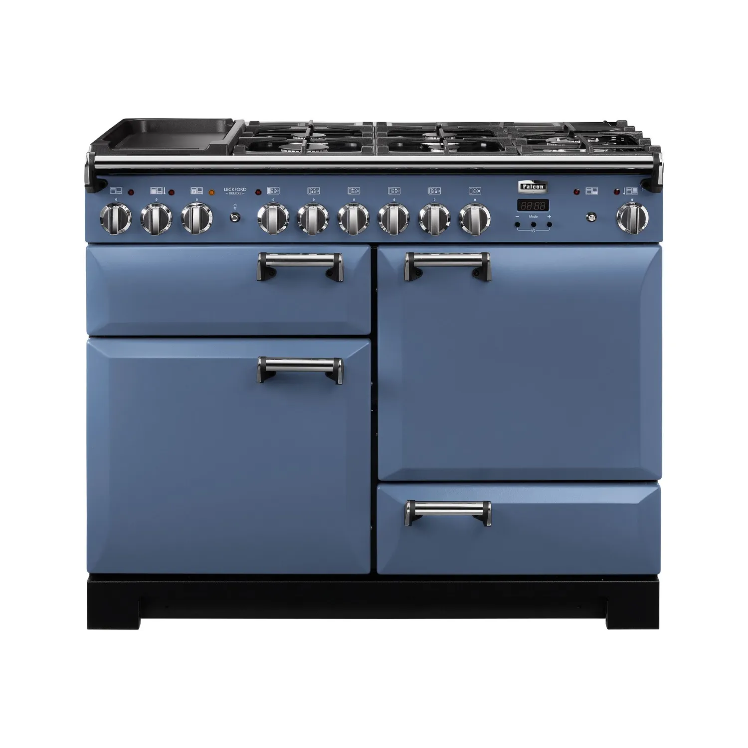 FALCON Piano de cuisson LECKFORD DELUXE 110 Mixte Roche Chrome LKD110DFSBC EU